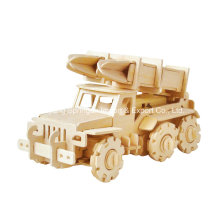 Boutique Colourless Wood Toy Vehicles-Missile Truck